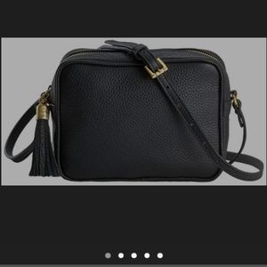 GiGi New York Pebble Grain Leather Crossbody Bag